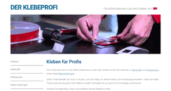 Desktop Screenshot of klebeprofi.net
